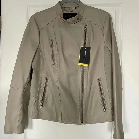 Marc New York Real Leather Jacket - Picture 1 of 7